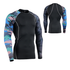 Superventas Dry Rash Guard Sublimación Impreso Compresión cómoda Fitness Manga larga Rash Guard - Product Image 3