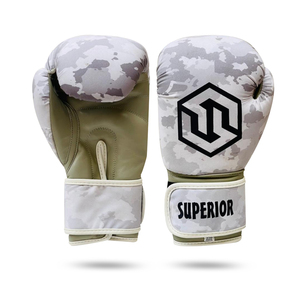 Guantes de boxeo sublimados multicolores personalizados guantes de entrenamiento impermeables con cierre de correa de velcro para uso en gimnasio Muaythai - Product Image 1