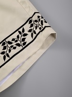 Conjunto de verano con estampado floral de lujo para Hombre | Traje informal Hawaiano de dos piezas | Camisa y pantalones cortos transpirables para la playa