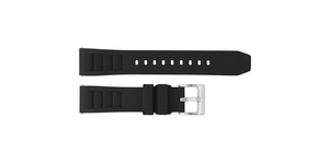 JD299 High Quality Elastic Silicone Sport <b>Watch</b> Bands Water-Resistant 20-22mm Soft Light Breathable Black Unisex Stainless Steel - Product Image 4