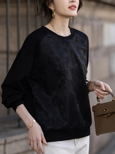 Venta al por mayor de alta calidad de los hombres French Terry Pullover sudadera logotipo personalizado bordado transpirable cuello redondo para el invierno - Product Image 2