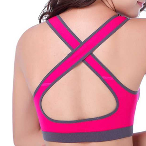 Soutien-gorge de sport à maintien élevé pour femmes, fournisseur OEM, respirant, antibactérien, séchage rapide, logo personnalisé, léger, grande taille pour salle de sport - Product Image 4