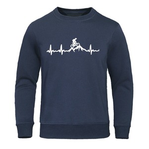 Sudaderas transpirables con estilo informal Camisas de hombre con cuello redondo de alta calidad Sudadera de hombre con diseño impreso personalizado - Product Image 3