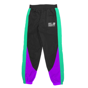 Joggers Vente en gros Personnalisé Été Streetwear Broderie Coupe-Vent Nylon Hommes Pantalons Lavé - Product Image 1