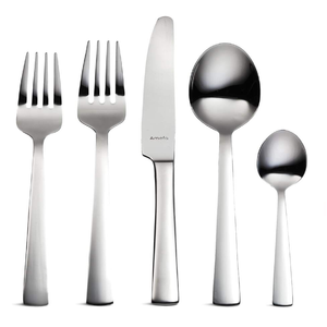 Ensemble de couverts en métal minimaliste Couverts de créateur pour des événements de mariage écologiques et des cadeaux d'affaires Caractéristiques durables - Product Image 4