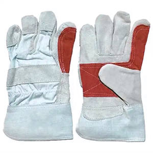 Guantes de Soldadura de Cuero Vacuno para Hombre, Estilo Canadiense, Resistentes a las Vibraciones, Transpirables, Duraderos, 11 oz, para Jardinería Industrial, Gran Venta - Product Image 3