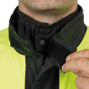 Nouveau costume coupe-vent d'extérieur à la mode avec fermeture éclair vêtements de pluie 2 pièces combinaison de pluie imperméable légère pour hommes avec fermeture éclair - Product Image 6