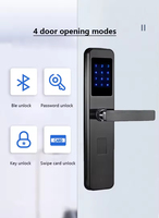 Sistema de Cerradura Digital para Puertas de Hotel, Cerraduras Inteligentes con Pantalla Táctil Impermeable, Aplicación TTLock para 100,000 Usos, Alimentado por Batería