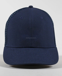 Unisex Navy Blue Lightweight P-6 Trucker Cap Breathable <b>Waterproof</b> Wind Proof Adjustable Buckle Solid Pattern Customized Design - Product Image 3