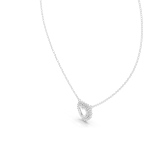 Collier pendentif cœur en diamant de laboratoire 0,38 CT, or 18 carats, 14 carats, rose, jaune, blanc, bijoux fins de luxe pour elle - Product Image 6