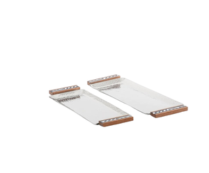 Plateau en marbre artisanal avec couvercle rond transparent adapté aux fêtes, mariages ou occasions spéciales servant des friandises d'Inde - Product Image 3