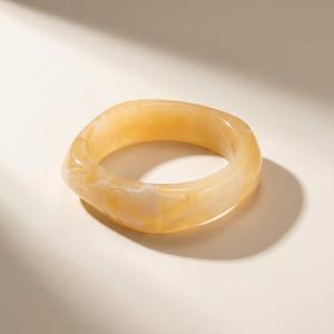 Handmade Acrylic Women's Fashion <b>Boho</b> Bangle-Polished Minimalist Design Gift - Product Image 3