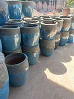 1. [KEITH] Pot Besar Pedesaan Raksasa Terlaris Vas Keramik Antik Bulat Penanam