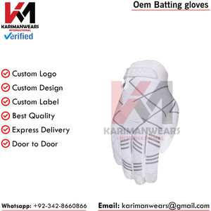 Guantes de Bateo Profesionales para Adultos, Guantes de Cricket de Primera Calidad, Rendimiento Profesional, Ropa Deportiva para Jugadores - Product Image 3