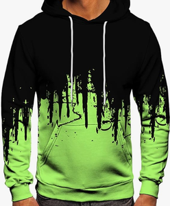 Sweat à capuche unisexe personnalisé, coupe régulière, uni, imprimé numérique, 100% coton, coupe-vent, livraison rapide, style hockey - Product Image 5