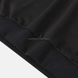 เสื้อฮู้ดดี้ทรงบ็อกซี่แบบครอปสำหรับผู้ชาย ผ้าเฟรนช์เทอร์รี่เนื้อหนัก 500gsm ทรงหลวม ไหล่ตก แบบเรียบหรู ราคาขายส่ง - Product Image 5