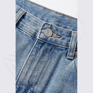 <b>High</b> Quality <b>Men's</b> Denim Pants Casual Loose Fit <b>Jeans</b> Oversize <b>Man</b> <b>High</b> <b>Waisted</b> Straight Stacked Manufacturer Customized Color - Product Image 4