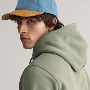 Sweat à capuche surdimensionné poids lourd personnalisé pour hommes 100% coton lourd nouveau design meilleur motif thermique solide sweats à capuche unis - Product Image 4