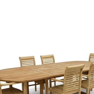 Best Selling Commercial Outdoor Oval Dining Table Set Modern Minimalist Style <b>Restaurant</b> <b>Furniture</b> Set - Product Image 6