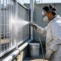 Peinture Métallisée Alkyde à Bas Prix, Revêtement Antirouille Séchage Rapide, Haute Couvrance, Résistant aux Intempéries, Qualité Industrielle, Application au Pinceau sur Métal