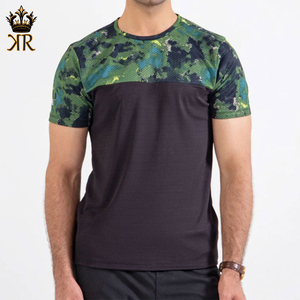 Meilleure vente de t-shirt décontracté pour homme séchage rapide couleur unie tissu tricoté de haute qualité bon pour un usage quotidien - Product Image 2