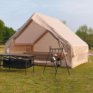 Không thấm nước UV bảo vệ nhà 300D Oxford không khí lều ngoài trời Trọng lượng nhẹ xách tay glamping 4-6 người <span class=keywords><strong>Inflatable</strong></span> hình dạng lều - Product Image 3