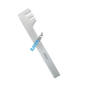 Placa de bloqueo de titanio (188 mm de longitud, 10 agujeros) utilizada en cirugía ortopédica - Product Image 2