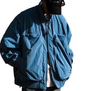 Streetwear Blue Windbreaker <b>Jackets</b> for Men <b>Light</b> Weight Hooded Spring Fashion Nylon Hoodies Sport <b>Jacket</b> <b>Waterproof</b> 2025 - Product Image 2