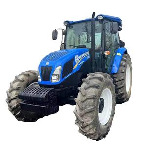 Tractores New Holland T7060 T7040, Tractor Agrícola Multifuncional de 90HP, 4WD, Transmisión por Engranajes, Bajas Horas de Trabajo, Bomba, Caja de Cambios, Rodamientos, Motor - Product Image 3