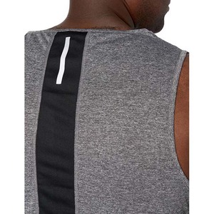 Gris personnalisé hommes débardeur col haut pas cher prix Top qualité personnalisé coton matériel Logo conception été homme débardeurs 2024 - Product Image 3