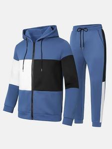 Survêtement de sport pour homme de haute qualité avec logo personnalisé, coupe-vent, streetwear, pantalon de survêtement épais avec logo - Product Image 2
