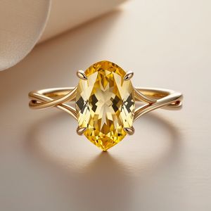 Bague de dérivation ovale en or massif personnalisable Design bicolore de mariage tendance Plaqué rhodium 10K 14K 18K Fêtes de bijouterie fine - Product Image 2