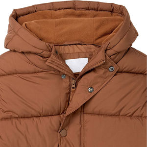 Chaqueta Acolchada Sólida de Moda para Hombre |   Chaqueta de Invierno con Cuello Alto y Cremallera para Ropa Urbana - Product Image 5