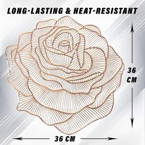 Posavasos de Cuero con Soporte de Cuero Ajustable, Juego al por Mayor, Redondos, 300 mm de Diámetro, para Uso en Mesa, Manteles y Almohadillas - Product Image 4