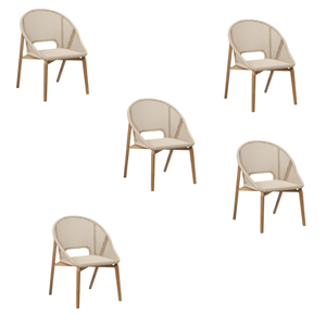 Ensembles de chaises en rotin et osier en bois massif de haute qualité au design moderne pour hôtels et restaurants Nouvelle fabrication disponible en gros - Product Image 2