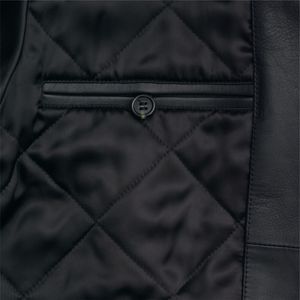 Veste universitaire en cuir pour hommes avec patchs-Confortable, de haute qualité et idéale CollegeBaseballjacket pour hommes - Product Image 5