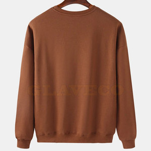 Sweat-shirts en polaire unis pour hommes en gros, sur mesure, service OEM, haute qualité, dernier style - Product Image 2