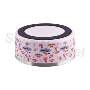 ชามสเตนเลสสำหรับสัตว์เลี้ยงแบบพกพาดีไซน์แข็งแรงทนทานแบบพกพาเป็นมิตรต่อสิ่งแวดล้อม - Product Image 3