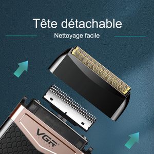 Afeitadora Eléctrica de Viaje Recargable por USB para Hombre, Maquinilla de Afeitar Portátil de Doble Lámina con Batería de Larga Duración y Doble Cuchilla - Product Image 2