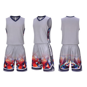 Camiseta de baloncesto con degradado, uniforme de baloncesto con impresión personalizada, 100% poliéster, venta al por mayor - Product Image 4