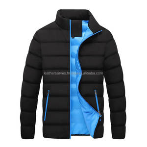 Chaqueta acolchada de burbujas para hombre con logotipo personalizado, chaqueta cálida de invierno urbana con logotipo frontal, chaqueta de moda para hombre - Product Image 3