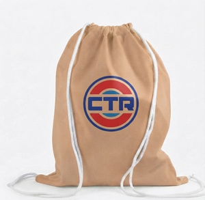 Bolsa de Algodón con Cordón Personalizada, Bolsa Deportiva de Algodón Impresa para Deportes, Fitness, Embalaje de Regalos - Product Image 1