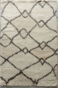 Fabricante directo 100% Alfombra marroquí India anudada a mano de lana natural sin teñir Resumen de pila alta para interiores de casas modernas - Product Image 3