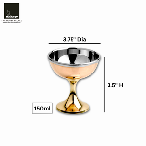 Premium Quality Eco-Friendly Copper <b>Ice</b> <b>Cream</b> <b>Cup</b> Bulk Copper Bowl for Tabletop Kitchen Tools and Parties From India - Product Image 3