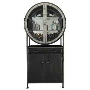 Modern & Antique Premium Mango Wood and Iron Wine and Bar <b>Cabinet</b> for <b>Outdoor</b> Restaurants Cafes Hot Selling Bar Furniture Set - Product Image 2