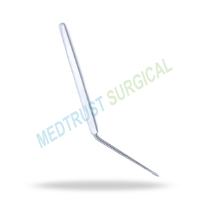 Aguja de Paracentesis para Perforación del Timpano Politzer, Cuchillo para Oído, Instrumento Quirúrgico ORL Angulado para Procedimientos de Miringotomía - Product Image 4