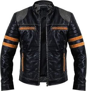 Veste de course automobile et moto unisexe en cuir de haute qualité, respirante, imperméable, coupe-vent, avec logo personnalisé, design de couleur - Product Image 4