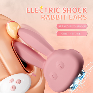 Vibrant <span class=keywords><strong>lapin</strong></span> mamelon Stimulation clitoridienne électrochoc préliminaires flirter <span class=keywords><strong>adulte</strong></span> plaisir jouets sexuels pour femmes Couples partage - Product Image 1