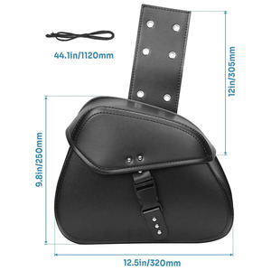 Bolsa de cuero para SILLÍN de motocicleta, bolsa de herramientas para motocicleta, bolsa de cuero, bolsas de sillín de motocicleta personalizadas, impermeable de viaje - Product Image 1