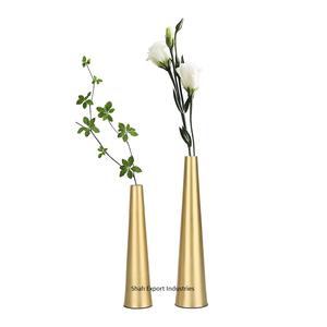 New Style Metal <b>Flower</b> <b>Vases</b> in Gold Color for Home Dining Room Tabletop Decorative <b>Tall</b> Luxury Metal <b>Flower</b> <b>Vases</b> - Product Image 2